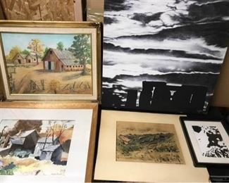 118 A mixed Collection of Art