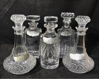 012 Waterford Decanter  Steiff Decanter Tags