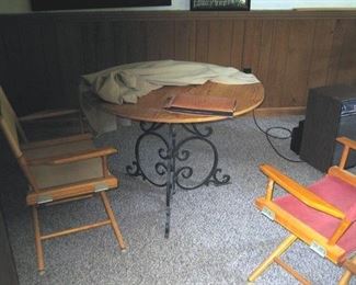 basement table chairs