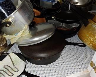 Cast iron skillets