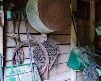 Discoveries inside of the barn