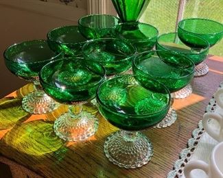 Evergreen boopie Tetley tea glasses