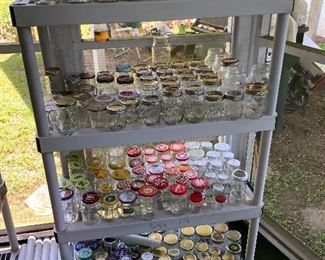 Turns of jars for canning