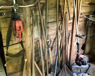 Tons of garden tools