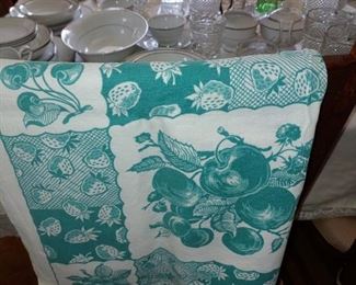 Beautiful vintage linen tablecloths