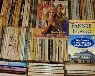 Vintage paperback romance novels in other books