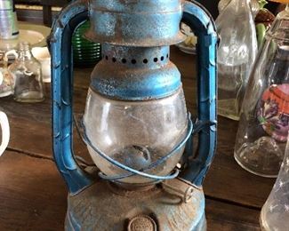 Old railroad lamp