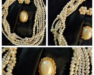 Large selection of vintage costume jewelry and new sterling silver jewelry( not pictured at this time)