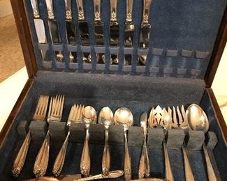 Prelude by International Sterling Silver Flatware Set For 8 plus serving pieces !!