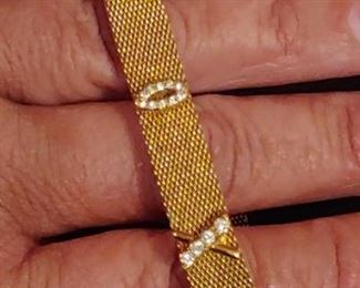 Vintage Anne Klein mesh bracelet