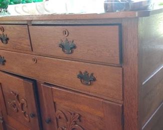 Beautiful antique oak Buffet