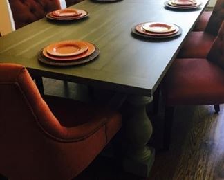 Restoration Hardware Dining Table, 17th C Monastary Collection in Grey Acacia, 120 x 42