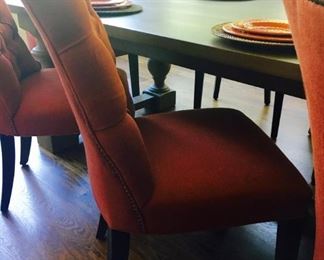 Restoration Hardware, Martine Tufted Fabric Side Chair, (6)