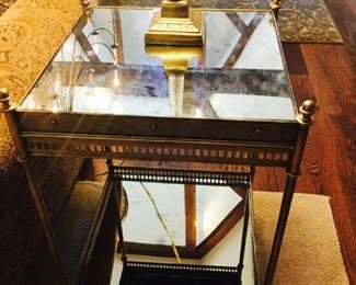 Pottery Barn Double Mirror Tables (4 total - 1 new in box)