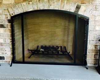 Pottery Barn Fireplace Screen