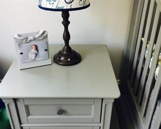 (2) Romina Matching Designer Nightstands, 24" x 24"