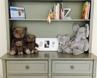 Romina Designer Hutch Bookcase/Dresser, 58"W x 28"D x 82"H