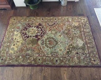 Wool Rug, 5' x 4'
