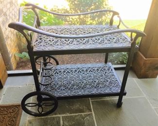 Frontgate Orleans Serving Cart