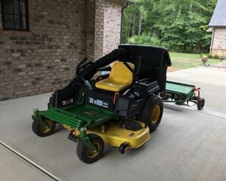 AVAILABLE FOR PRE-SALE!  John Deere Z525E 24 HP V-twin Dual Hydrostatic 54" Zero-turn Lawn Mower with Mulching Capability. 2 yrs New, Gently Used only 50 hours