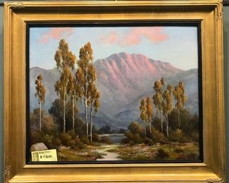 Engelhardt, Palm Springs, Ca, circa 1940, oil on canvas, 34 x 40 in. framed. Gallery Price: 4800.  New Sale Price $2449