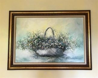 Flower Basket Painting