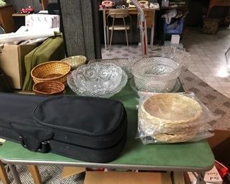 Misc Table Ware and Violin