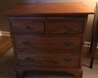 2 solid oak nightstands to match Chest
