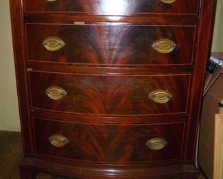 mahogany 4 drawer chest