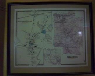 grafton vintage map