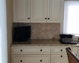 Handsome custom cabinetry