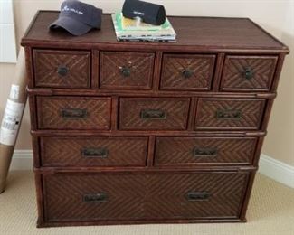 Rattan chest - two available