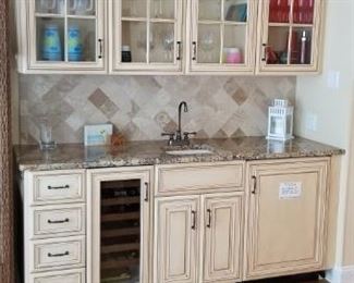 Handsome built-in entertainment center