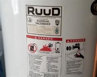 Ruud gas hot water heater - 75 gallon