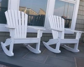 Top quality resin rocking chairs
