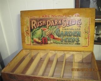 Rush Park Seed display box
