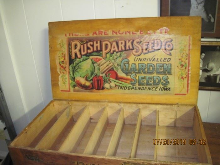 Rush Park Seed display box