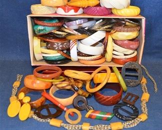 Vintage Bracelets and SOME BAKELITE!