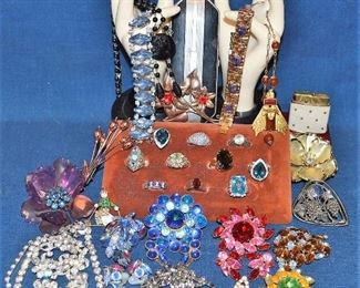 Costume includes Eisenberg Ice, Weiss, Sterling Rings, Fur Clips, 