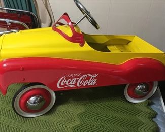 Heavy Metal Coca-Cola Pedal Car
(Never Used - Mint Condition)