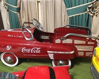 Heavy Metal Coca-Cola Pedal Car
(Never Used - Mint Condition)