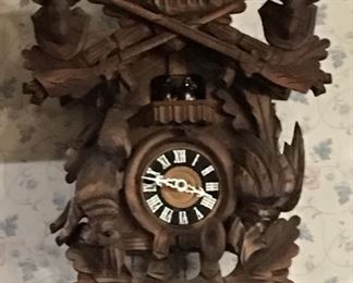 Magnificent Cookoo Clock
(22” Tall x 14” Wide)