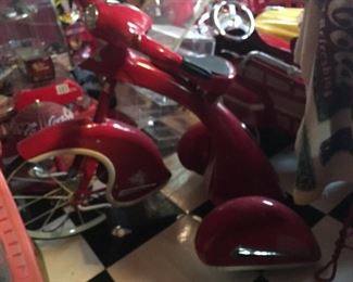 Heavy Metal Sky-King Tricycle with Fenders & Lights by Airflow Collectibles 