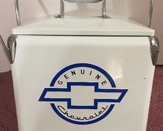 Cool Retro Chevrolet Cooler 
    (Never Used) 
Great for a Mancave!!!