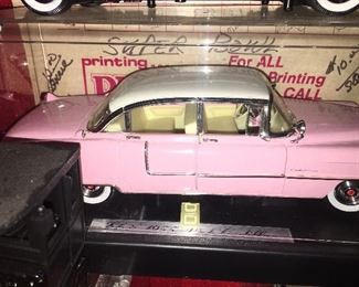 Elvis’ 1955 Pink Cadillac (Die Cast with Movable Parts) ❤️❤️❤️
 In Original Display Case