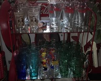 15 Different Sets Of Coca-Cola Glasses