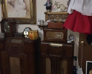 More Antique Radios 
    One Firestone Air Craft Radio
    One Philco Radio
    One Table Top Watterson Radio