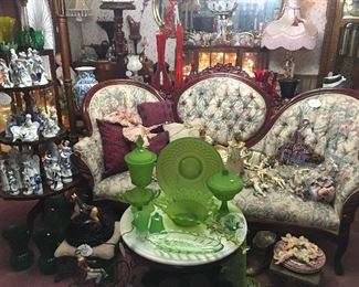 One  Section of Living Room