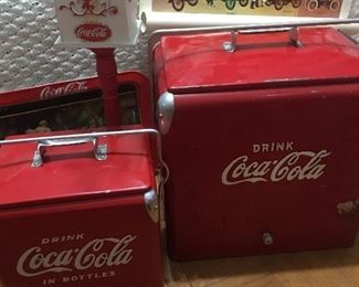 2 Vintage Coca- Cola Ice Chest 
     Made in USA 🇺🇸 