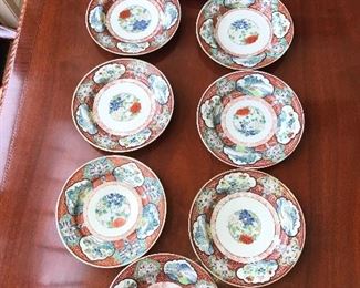 Collection of old Imari plates